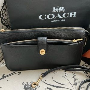 BNWT Crossbody - Black Leather